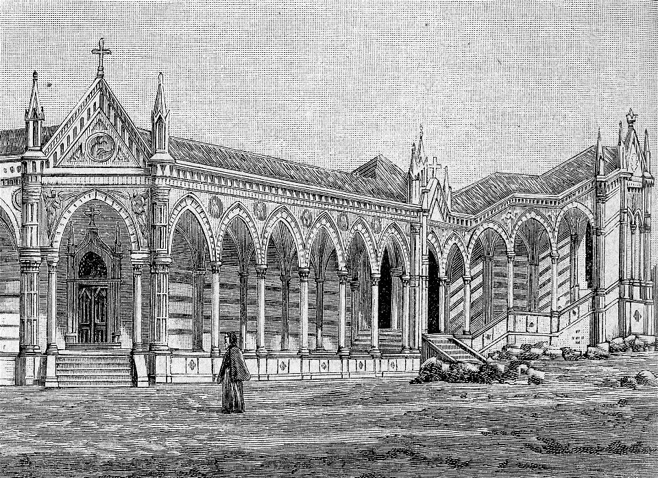 Caltagirone – Cimitero (xilografia)