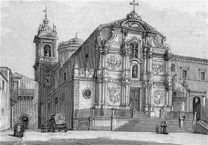 Caltagirone – Chiesa di San Francesco d’Assisi (xilografia)