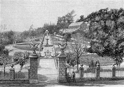 Caltagirone – Flora, nella villa Vittorio Emanuele (xilografia)