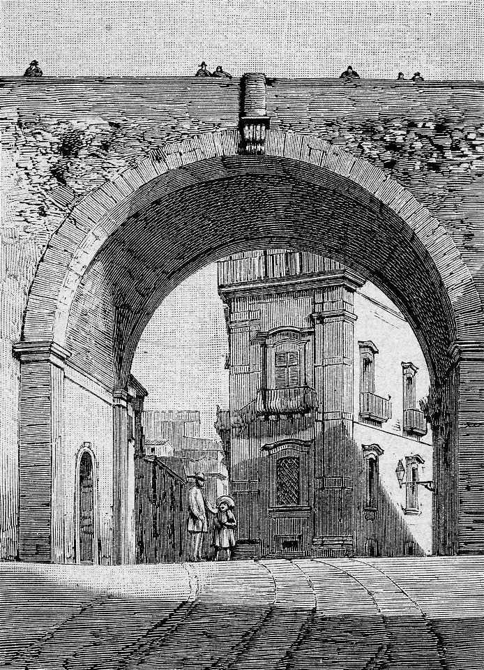 Caltagirone – Ponte di San Francesco (xilografia)