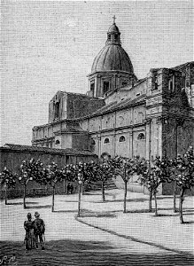 Caltagirone – La Cattedrale (xilografia)