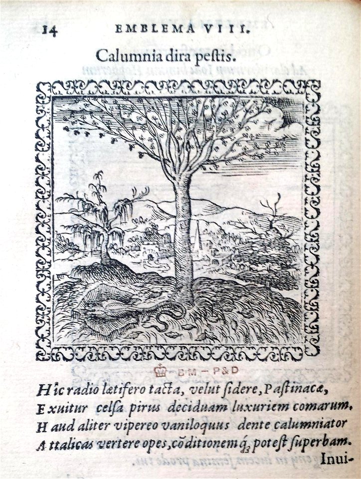 Calumnia dira pestis (BM 1972,U.11.8)