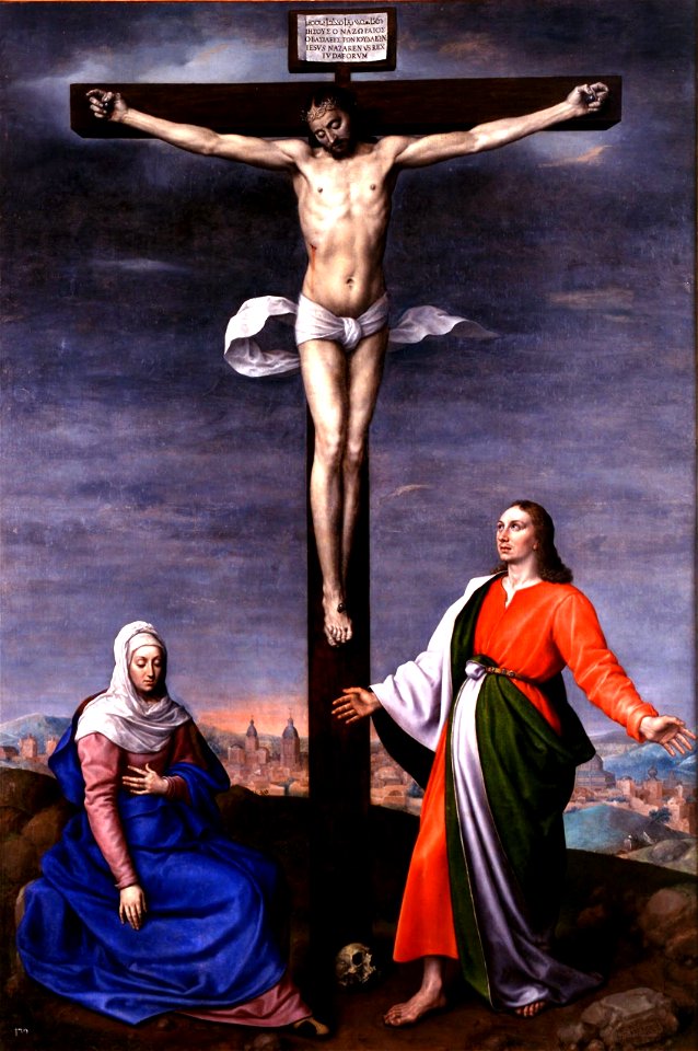 Calvario, de Antonio Moro (Museo Nacional de Escultura de Valladolid)