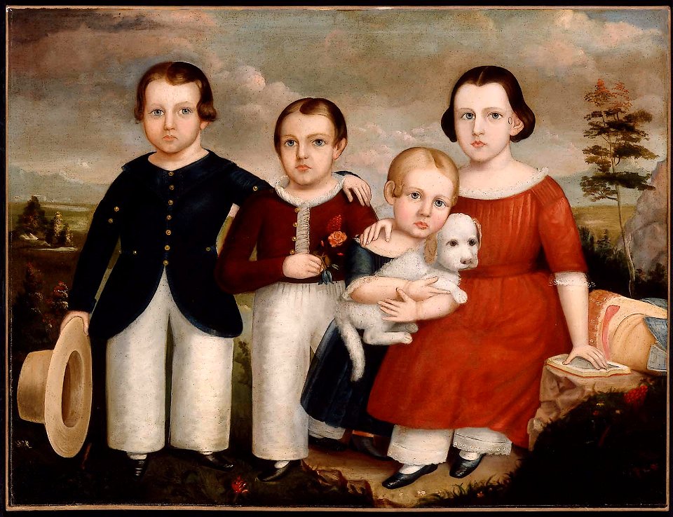 Calvin Balis - The Nellis Children of Sherburne, New York - 1981.109 - Museum of Fine Arts