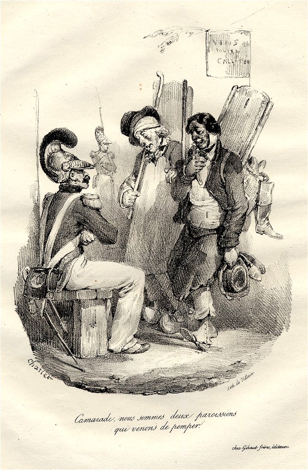 Camarade, nous sommes deux paroissiens qui venons de pomper (BM 1869,0410.63)