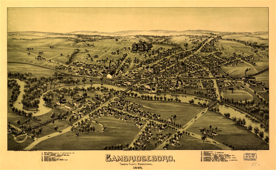 Cambridgeboro, Crawford County, Pennsylvania, 1895 LOC 86697142