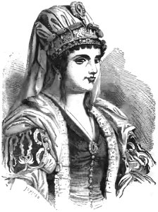 Camerini - Donne illustri, 1870 (page 104 crop) Caterina Cornaro