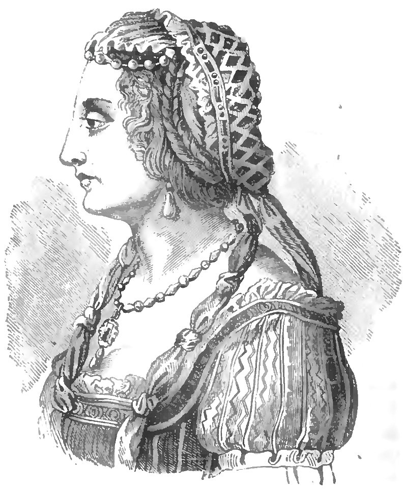 Camerini - Donne illustri, 1870 (page 214 crop) Isabella d'Aragona
