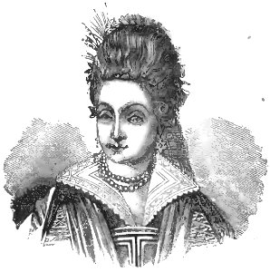 Camerini - Donne illustri, 1870 (page 74 crop) Isabella Andreini