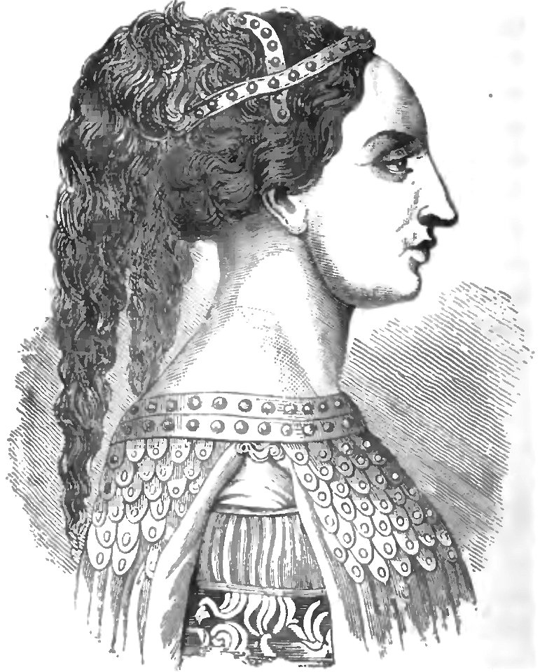 Camerini - Donne illustri, 1870 (page 234 crop) Isotta da Rimini
