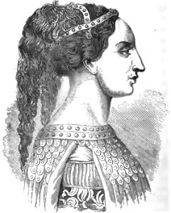 Camerini - Donne illustri, 1870 (page 234 crop) Isotta da Rimini