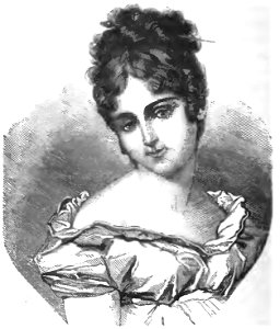 Camerini - Donne illustri, 1870 (page 248 crop) Madama Récamier