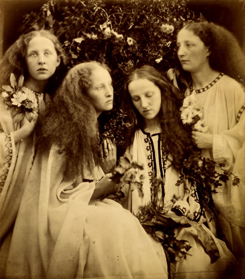 Cameron, Julia Margaret - The Rosebud Garden of Girls - Google Art Project