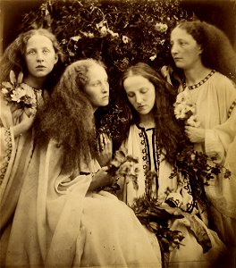 Cameron, Julia Margaret - The Rosebud Garden of Girls - Google Art Project