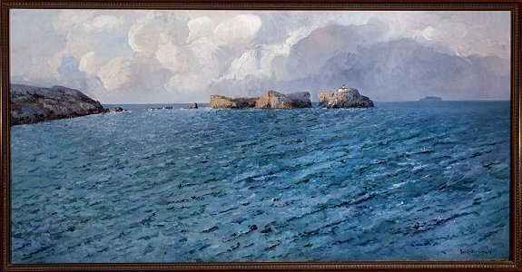 Camilla Leontine von Littrow - Rocky seaside - M.Ob.1540 - National Museum in Warsaw