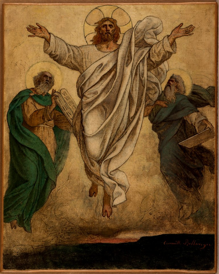 Camille Bellanger - Esquisse pour l'église de Dugny , La Transfiguration , La Résurrection du Christ - PPP4503 - Musée des Beaux-Arts de la ville de Paris
