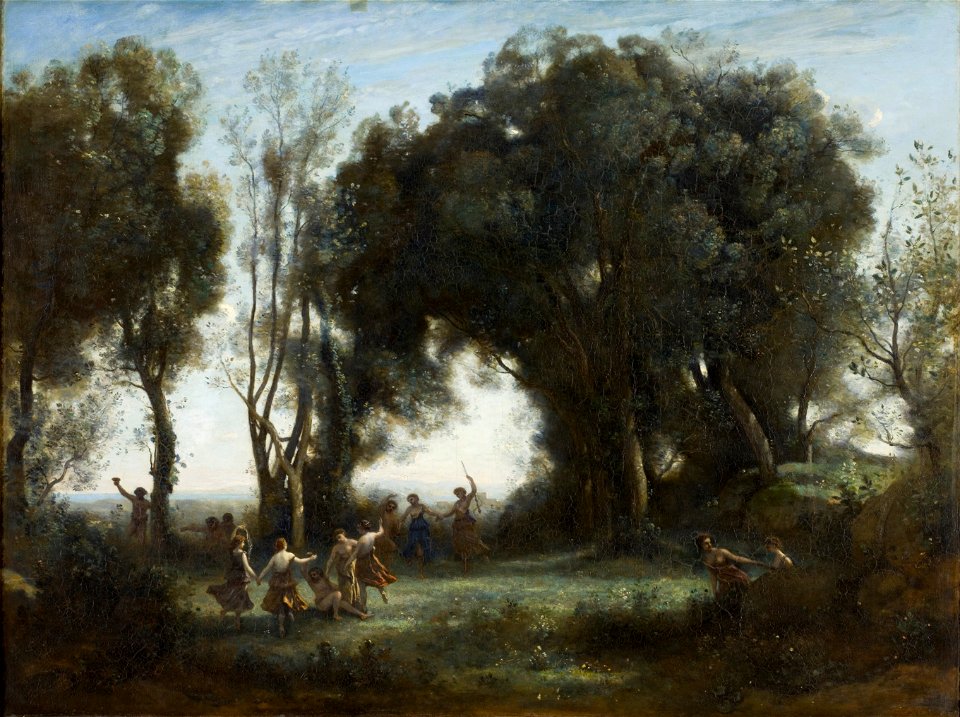 Camille Corot - A Morning. The Dance of the Nymphs - Google Art Project