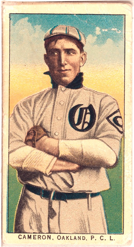 Cameron, Oakland Team, baseball card portrait LCCN2008676998