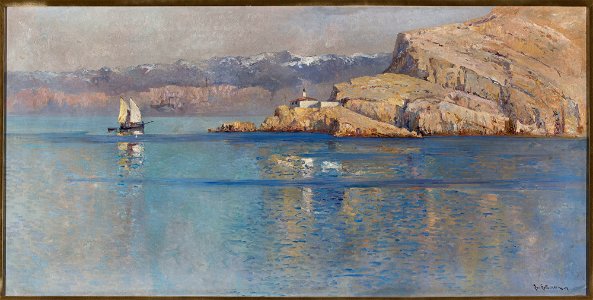 Camilla Leontine von Littrow - Marine landscape - M.Ob.1375 - National Museum in Warsaw