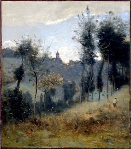 Camille Corot - Canteleu - PPP2505 - Musée des Beaux-Arts de la ville de Paris. Free illustration for personal and commercial use.