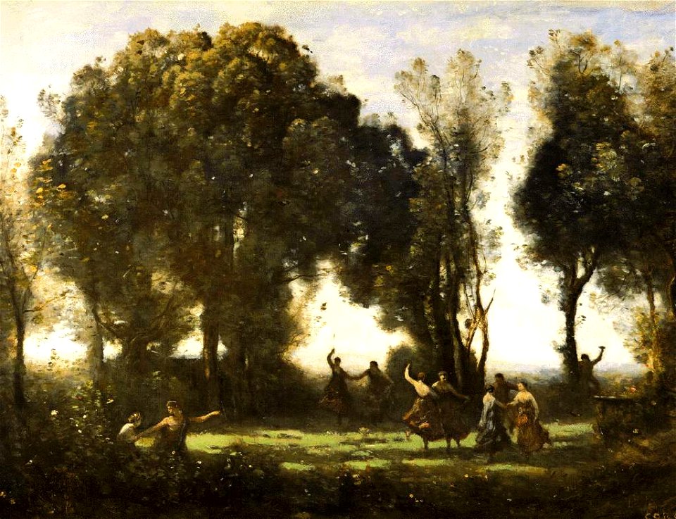Camille Corot Dança das Ninfas
