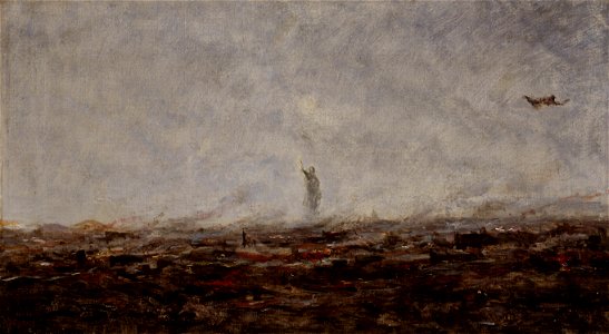 Camille Corot - Le Rêve , Paris incendié, septembre 1870 - P1628 - Musée Carnavalet