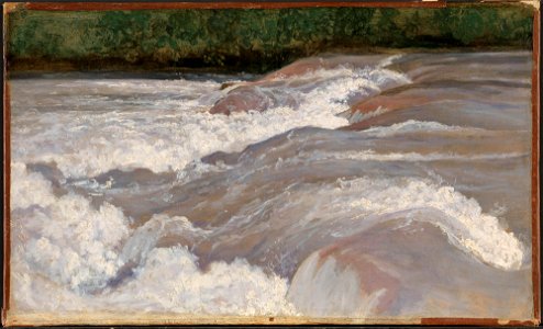 Camille Corot - The Velino Above the Cascade of Terni - NMK.2013.0213 - National Museum of Art, Architecture and Design