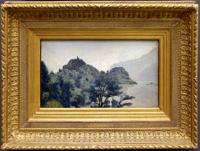 Camille corot, il lago di brienz (svizzera), 1840-45 ca