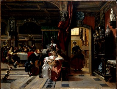 Camille Joseph Etienne Roqueplan - Van Dyck à Londres - PDUT1702 - Musée des Beaux-Arts de la ville de Paris