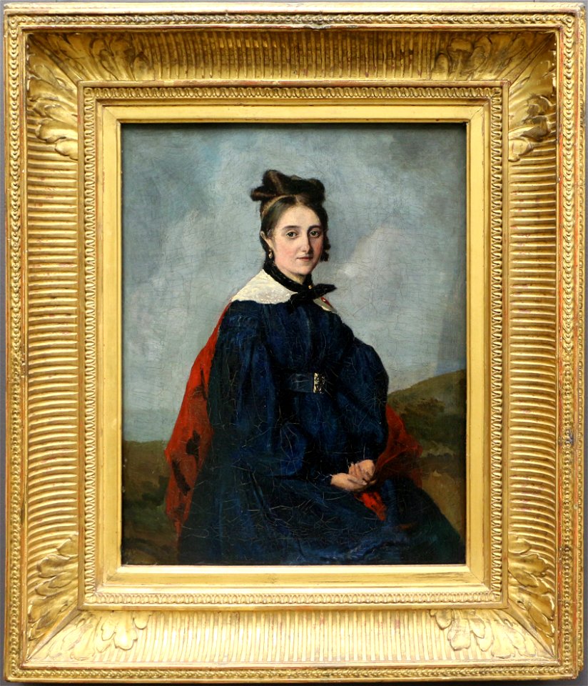 Camille corot, ritratto di alexina legoux, modista, 1835 ca