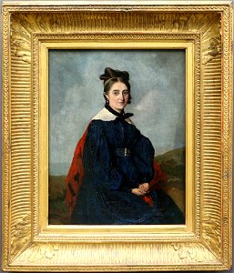 Camille corot, ritratto di alexina legoux, modista, 1835 ca