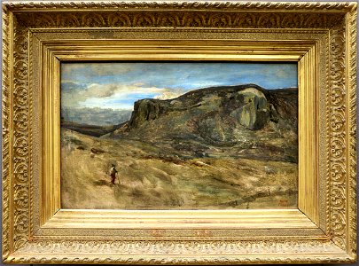 Camille corot, montagne della campagna romana, 1825-28