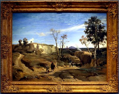Camille corot, la cervara, campagna romana, 1830-31