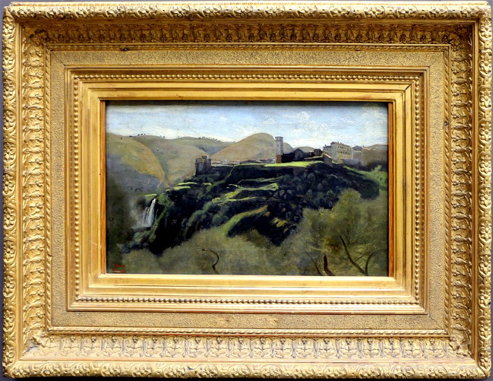 Camille corot, tivoli, le cascatelle, 1843