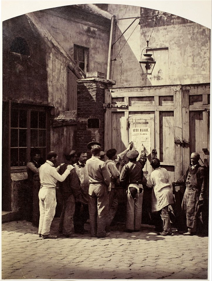 Camille Léon Louis Silvy - The Day's Orders (L'Ordre du Jour) - Google Art Project