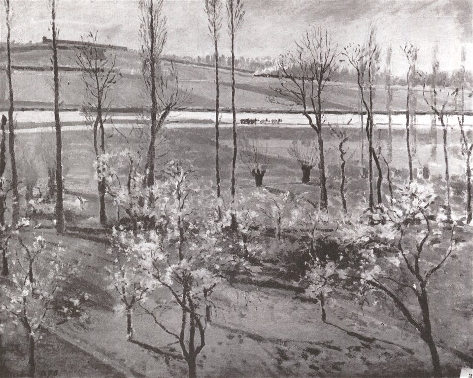 Camille Pissarro - Bords de l'Oise printemps - 1873
