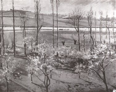 Camille Pissarro - Bords de l'Oise printemps - 1873