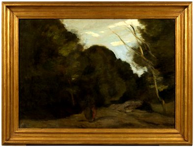 Camille Jean Baptiste Corot - The Forest - NM 2117 - Nationalmuseum. Free illustration for personal and commercial use.