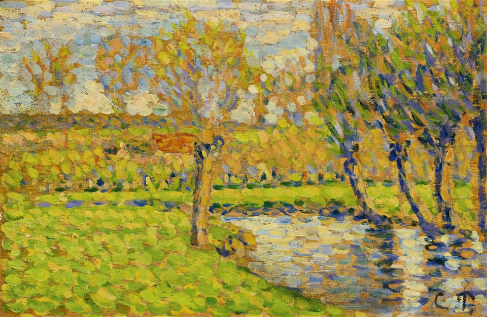 Camille Pissarro - Bords de l’Epte à Eragny (PD 834)