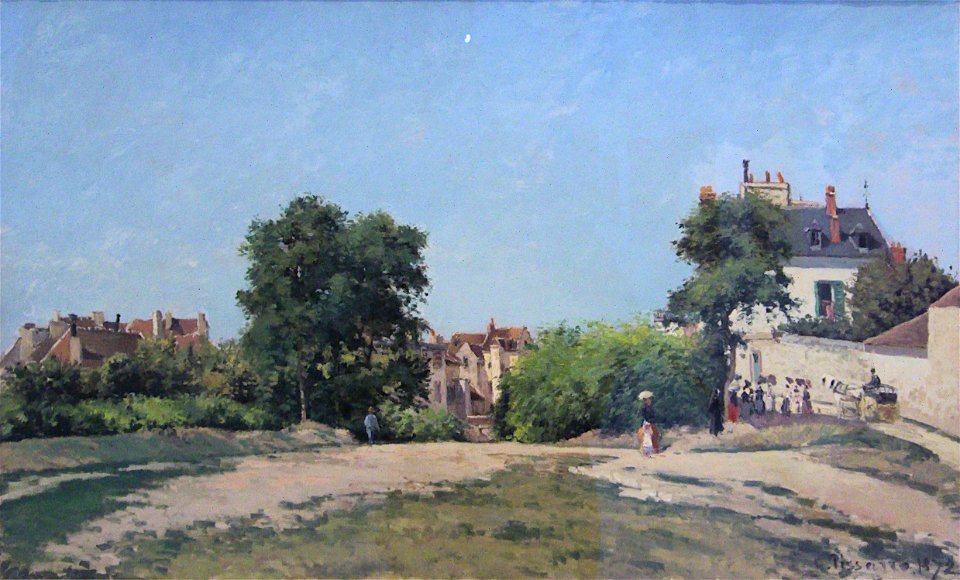 Camille Pissaro - Le Carrefour, Pontoise, 1872 - Carnegie Museum of Art, Pittsburgh, 2019-12-11
