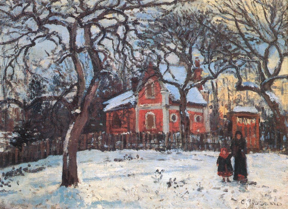Camille Pissarro - Châtaigniers à Louveciennes - 1879
