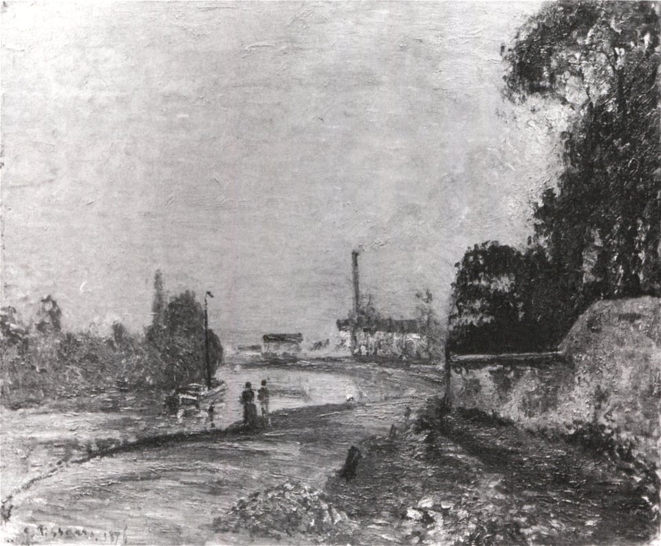 Camille Pissarro - Bords de l´Oise, Saint-Ouen-l´Aumône - 1876