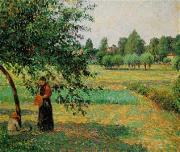 Camille Pissarro - Dans le pré - MAH Neuchâtel