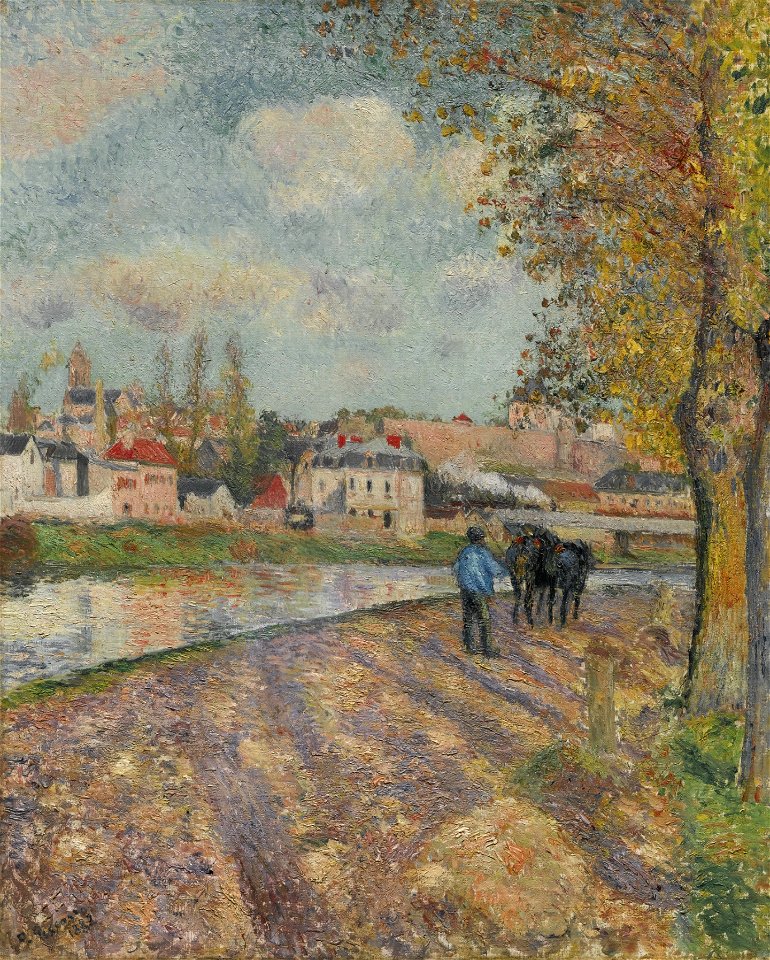 Camille Pissarro - Chemin de l'Écluse, Saint-Ouen-l’Aumône (PD 675)