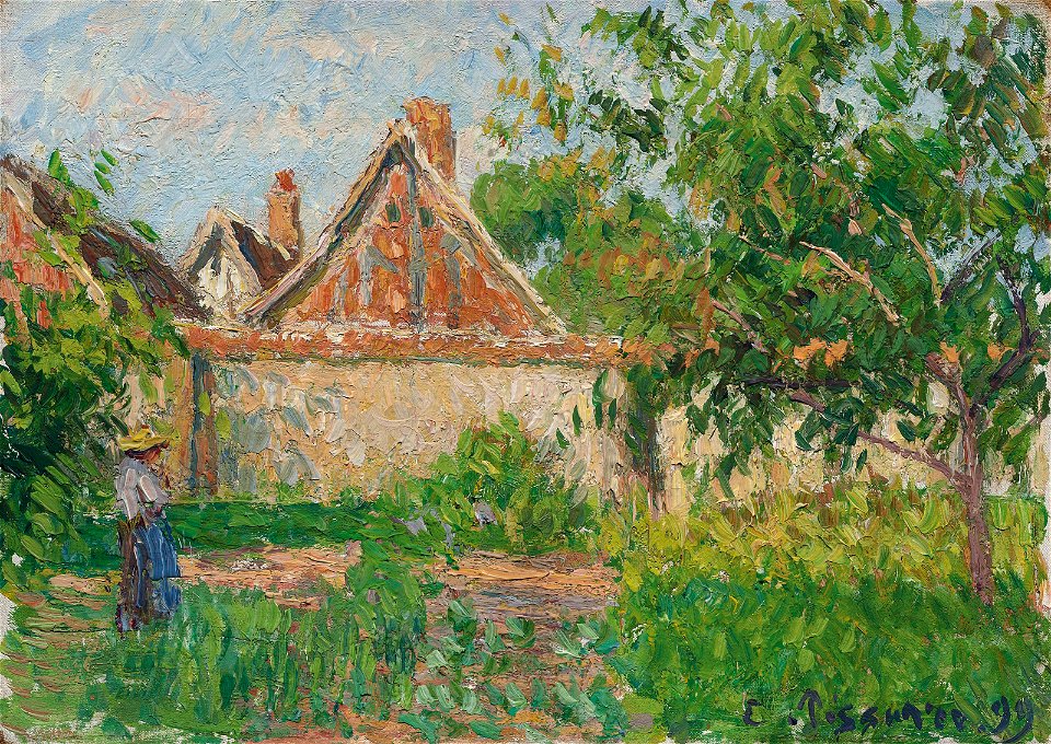 Camille Pissarro - Coin du jardin à Eragny (PD 1269)