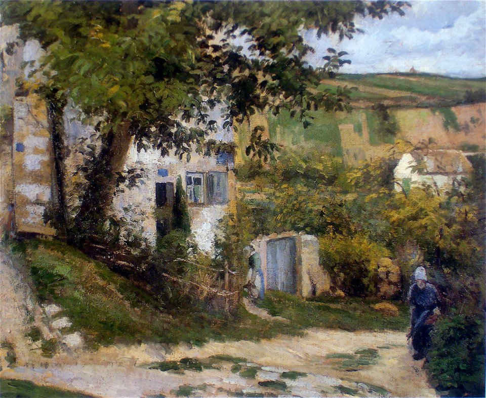 Camille Pissarro - Chemin a L'Hermitage, 1874