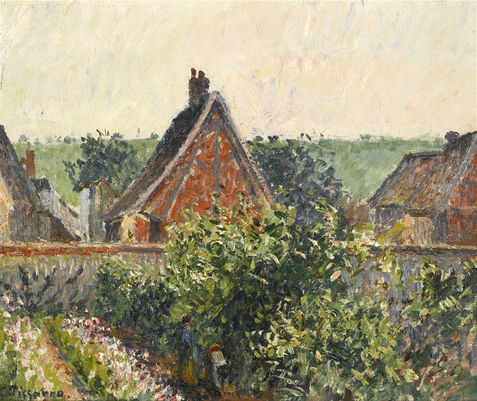 Camille Pissarro - Coin du jardin à Eragny (PD 1268)