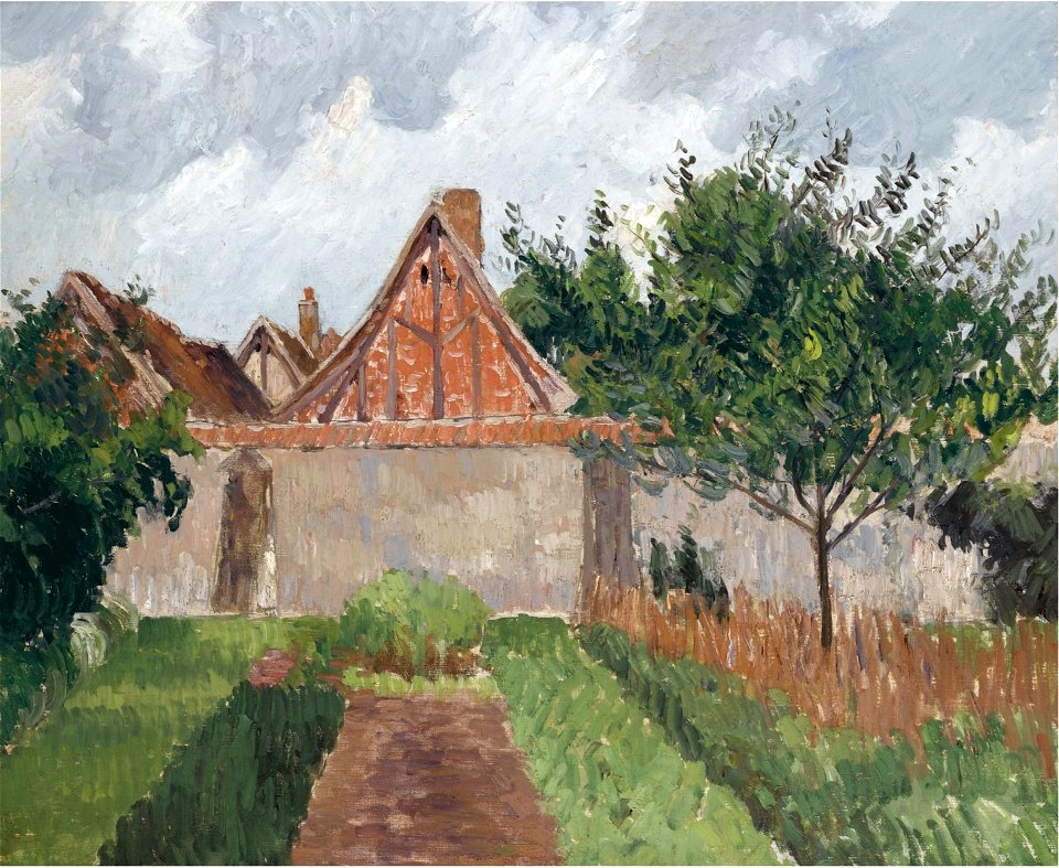 Camille Pissarro - Jardin d’Eragny, esquisse (PD 1270)