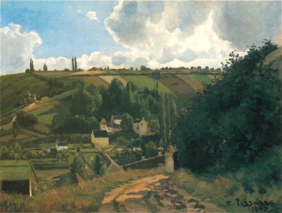 Camille Pissarro - La Côte du Jallais, Pontoise - 1867