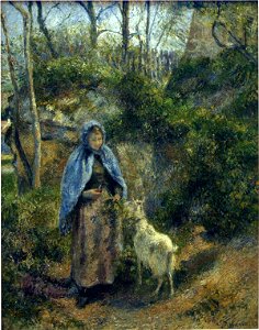 Camille Pissarro - La Gardeuse de chèvre